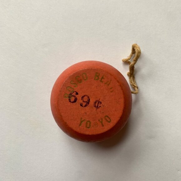 Bosco Bear Vintage Pink Yo-Yo Wooden Vintage - Picture 1 of 5